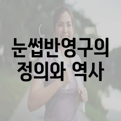 눈썹반영구의 정의와 역사