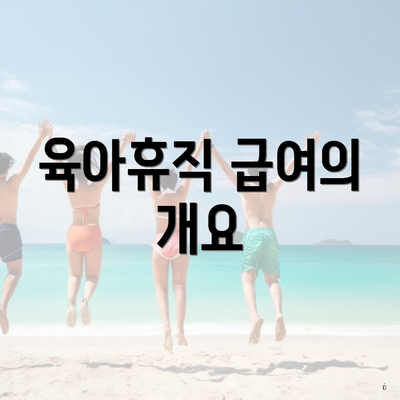 육아휴직 급여의 개요