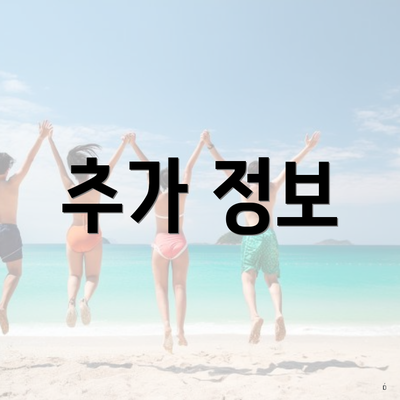 추가 정보