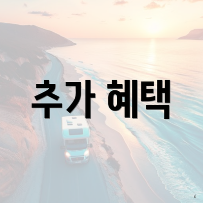 추가 혜택