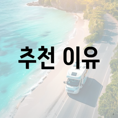 추천 이유