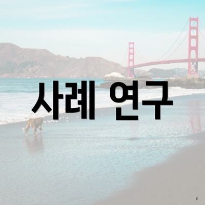 사례 연구