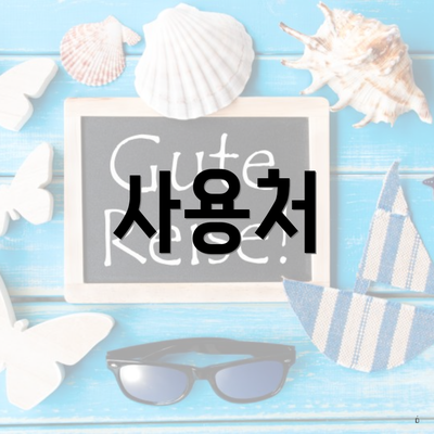 사용처