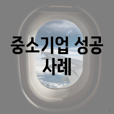중소기업 성공 사례