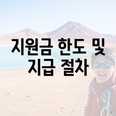 지원금 한도 및 지급 절차