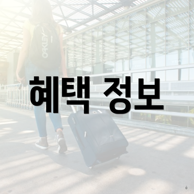 혜택 정보