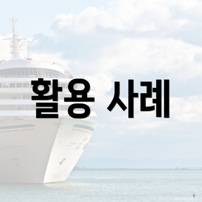 활용 사례
