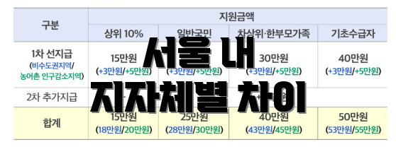 서울 내 지자체별 차이