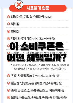 이 소비쿠폰은 어떤 혜택일까?