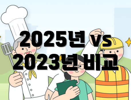 2025년 vs 2023년 비교