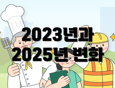 2023년과 2025년 변화