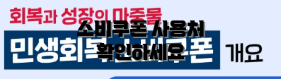 소비쿠폰 사용처 확인하세요