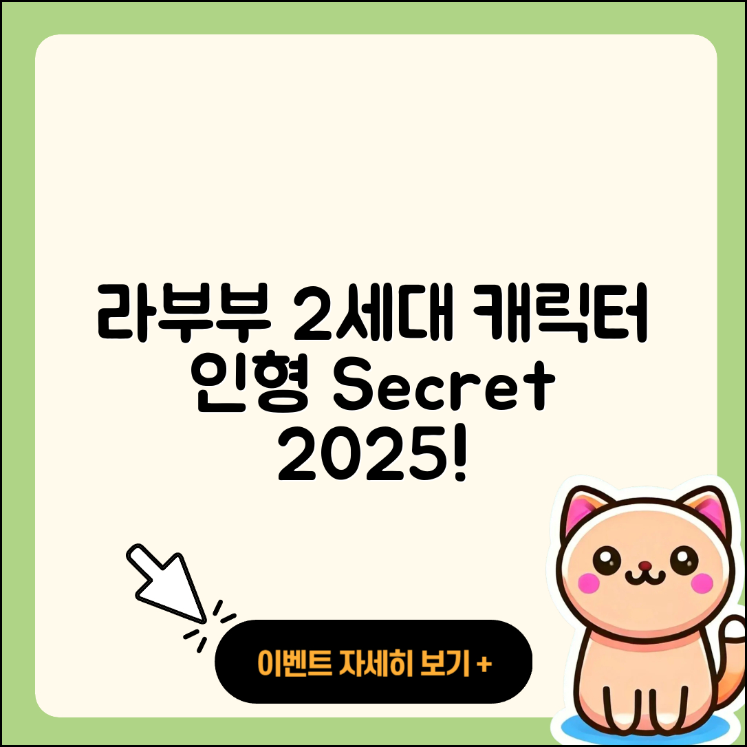 서구 둔산2동 라부부 2세대 | 3세대 | 옷 | 캐릭터 | 시크릿 | 인형 | 2025