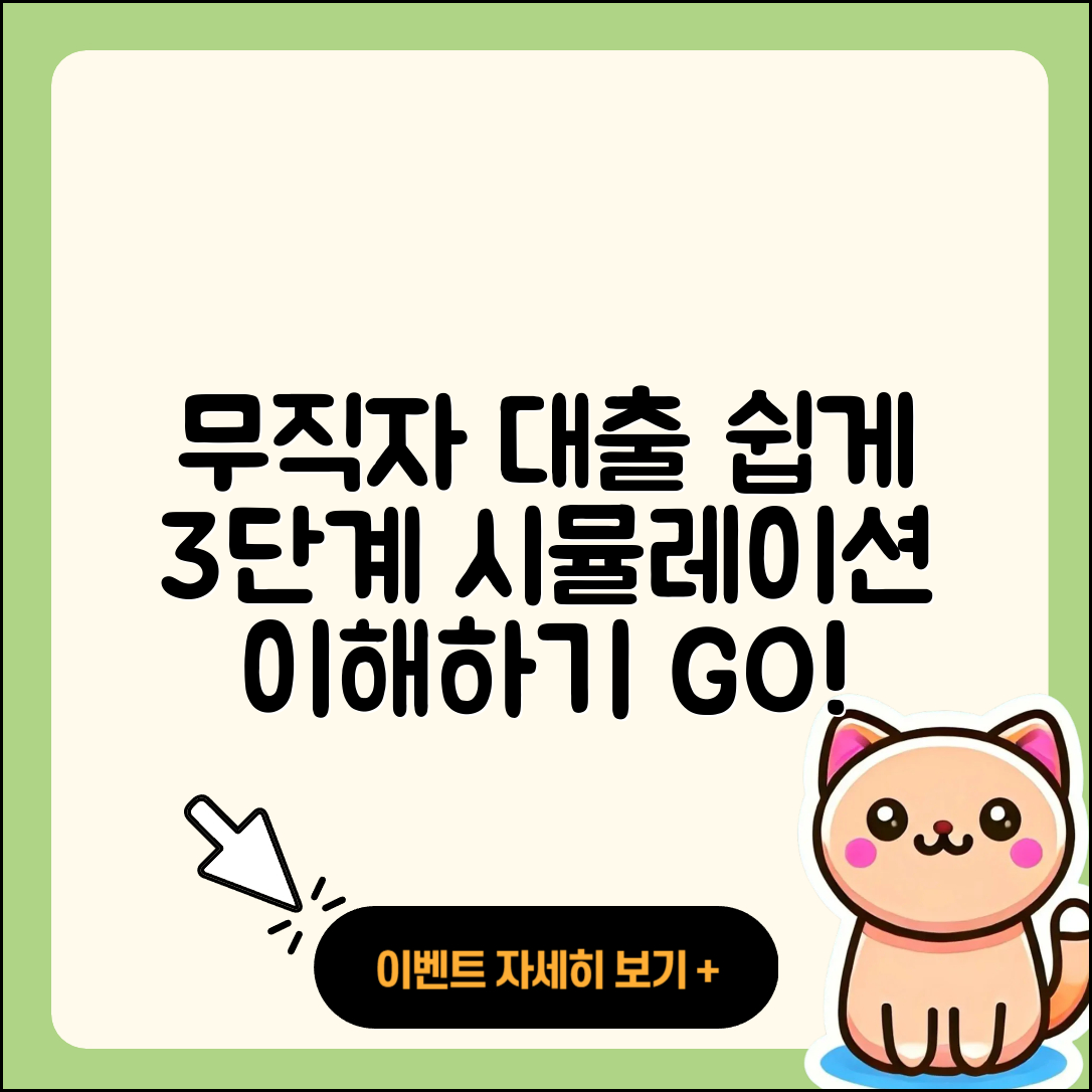 무직자대출 시뮬레이션 3단계로 쉽게 이해하기